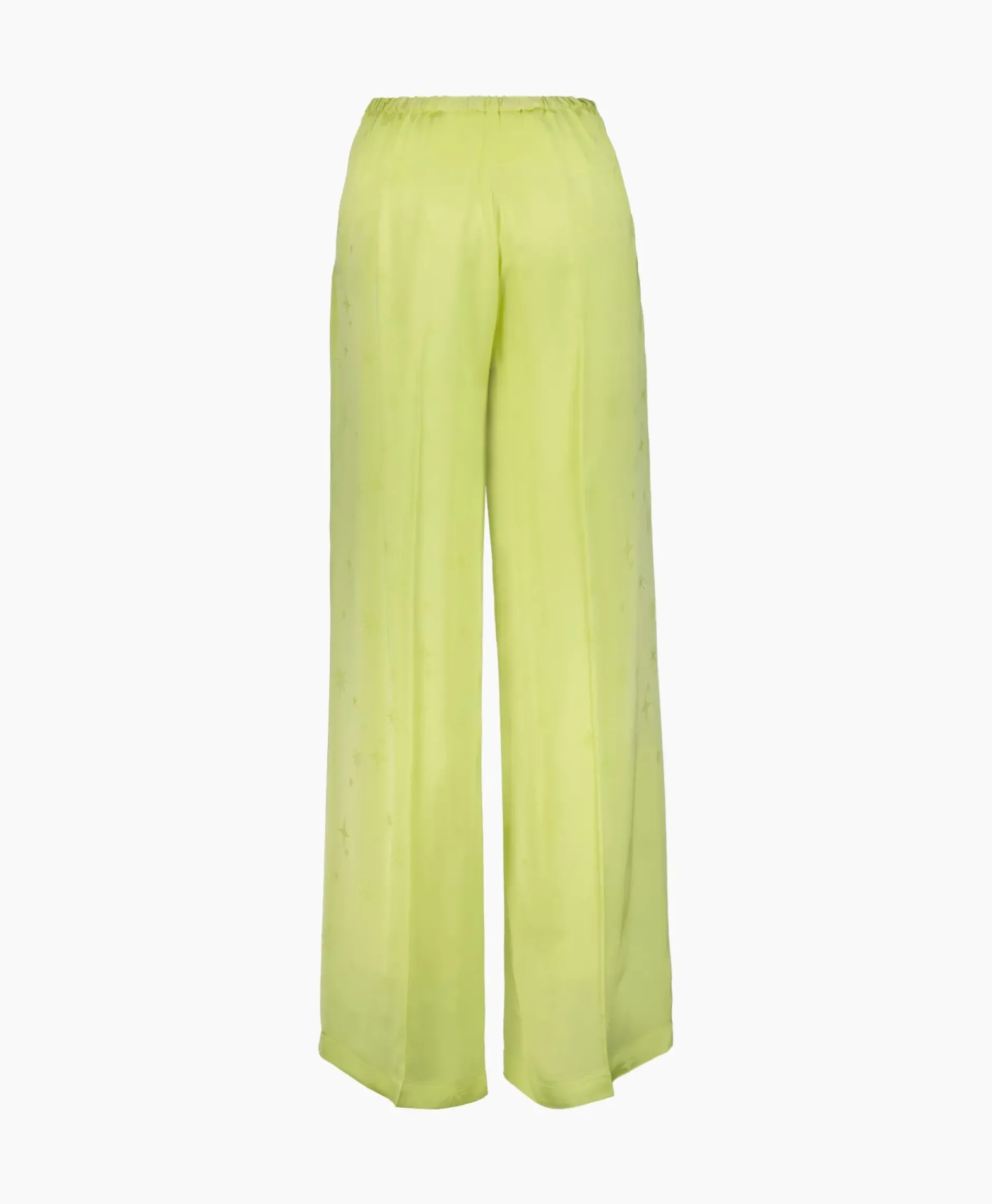 Pantalon Toile Satin Jacquard Palazzo Geel^Forte_forte