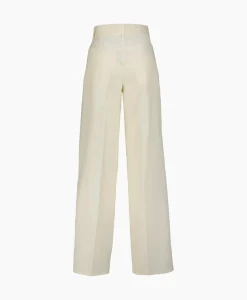 Pantalon Viscose Cotton Chic Twill 5 Pockets Ecru^Forte_forte New