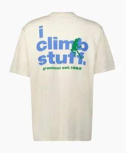 T-Shirt Korte Mouw Climb Stuff Beige^Gramicci Outlet