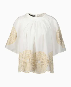 Blouse Pleates Labyrinth Wit^Greek Archaic Kori Sale