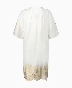 Mini Jurk Short Labyrinth Bell Sleeve Wit^Greek Archaic Kori Outlet