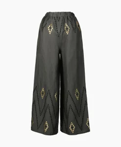 Pantalon Zig Zag Elastic Waist Khaki^Greek Archaic Kori Hot
