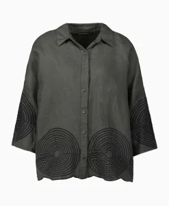 Top Labyrinth Pleates Buttons Khaki^Greek Archaic Kori Outlet