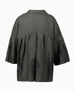 Top Labyrinth Pleates Buttons Khaki^Greek Archaic Kori Outlet