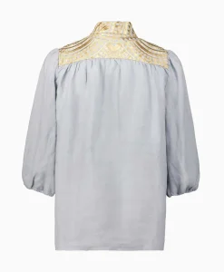 Top New All Over 3/4 Sleeves Licht Grijs^Greek Archaic Kori Clearance