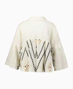 Top Zig Zag Pleates Ivoor / Naturel^Greek Archaic Kori Outlet