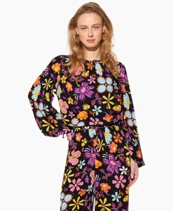 Harper & Yve Blouse Alexis-Ls Zwart^Harper & Yve Hot