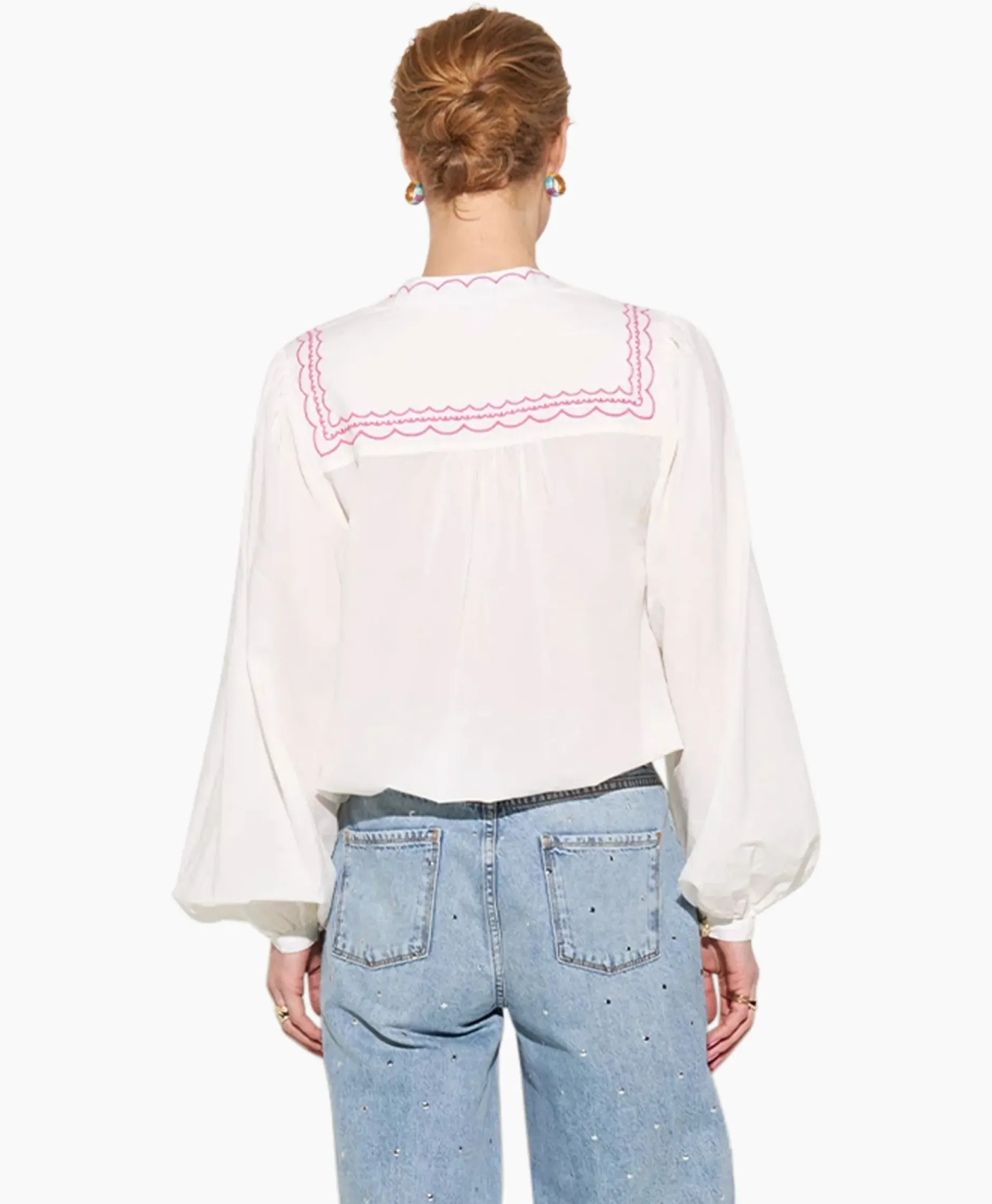 Harper & Yve Blouse Hailey-Ls Ecru^Harper & Yve Online