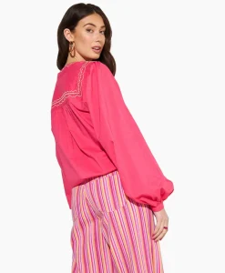 Harper & Yve Blouse Hailey-Ls Roze^Harper & Yve Discount