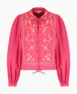 Harper & Yve Blouse Hailey-Ls Roze^Harper & Yve Discount