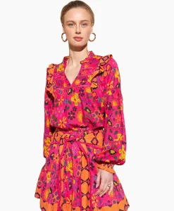 Harper & Yve Blouse Jess-Ls Roze^Harper & Yve Best