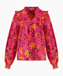 Harper & Yve Blouse Jess-Ls Roze^Harper & Yve Best