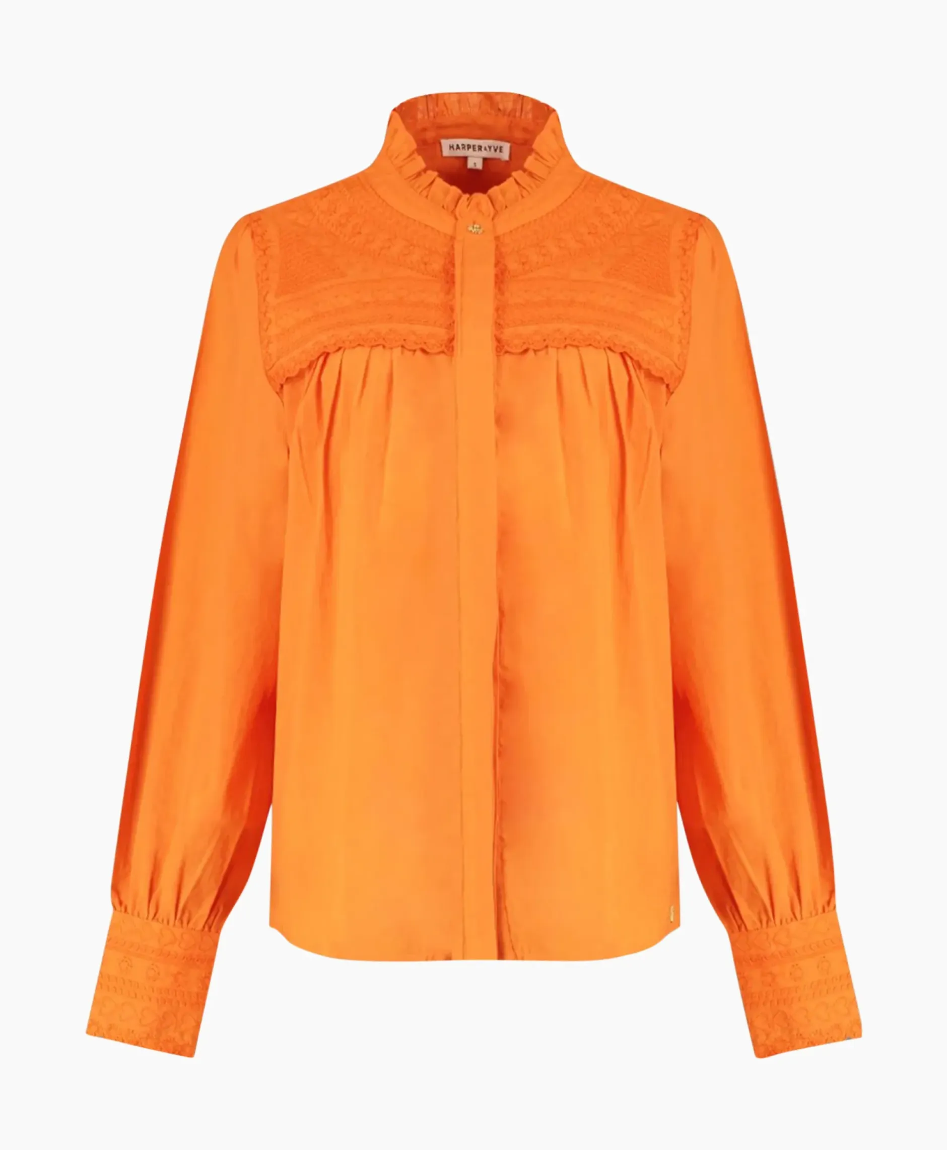 Harper & Yve Blouse Yasmin-Ls Oranje^Harper & Yve Online
