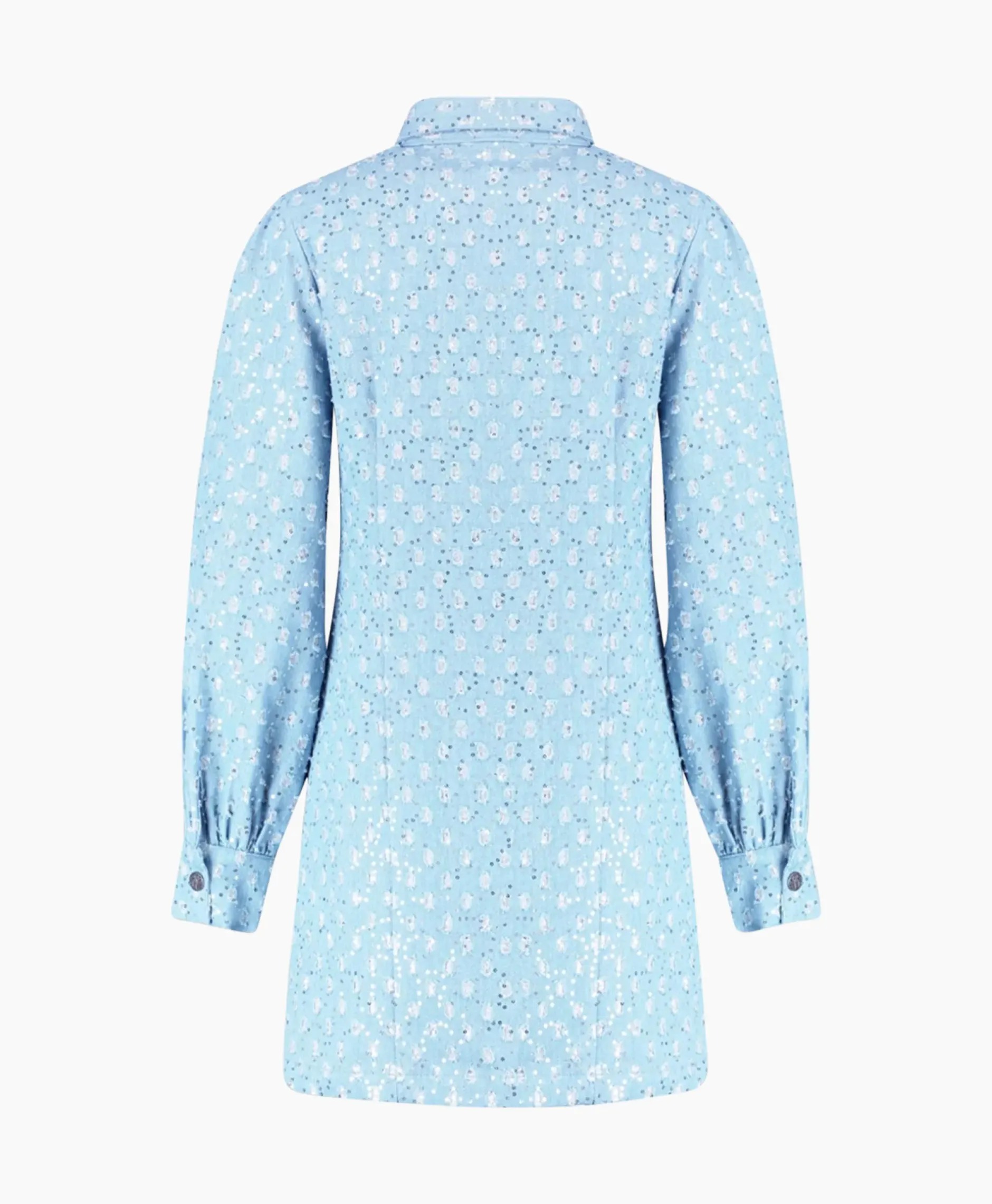 Harper & Yve Mini Jurk Flo-Dr Licht Blauw^Harper & Yve Outlet