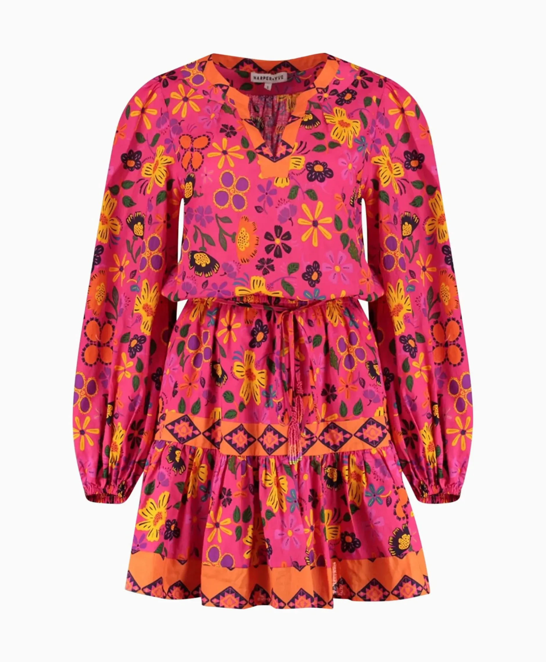 Harper & Yve Mini Jurk Max-Dr Roze^Harper & Yve Discount