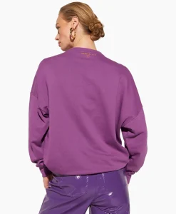 Harper & Yve Pullover Logo-Sw Paars^Harper & Yve Clearance
