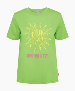 Harper & Yve T-Shirt Korte Mouw Followthesun-Ss Groen^Harper & Yve
