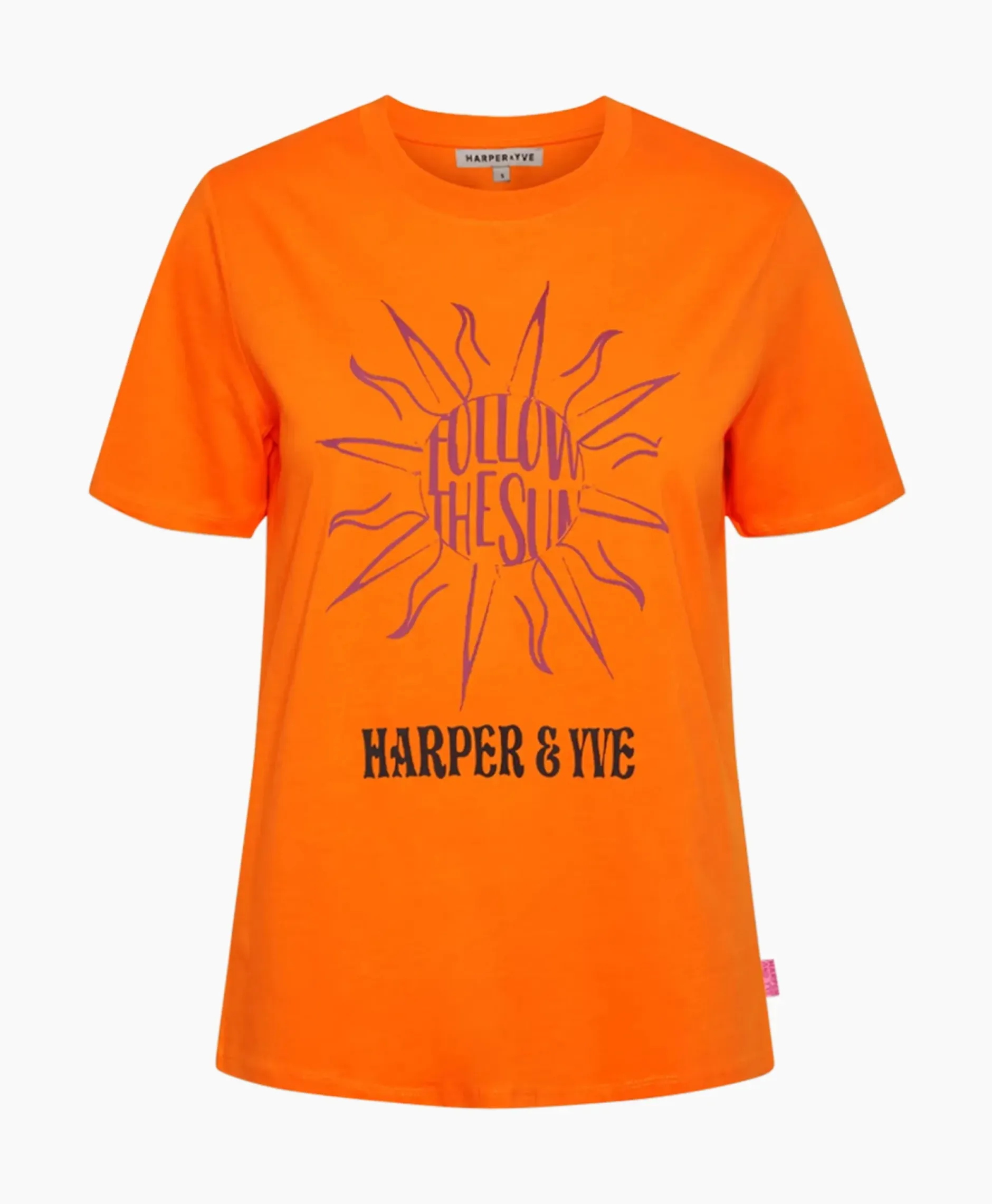 Harper & Yve T-Shirt Korte Mouw Followthesun-Ss Oranje^Harper & Yve Clearance