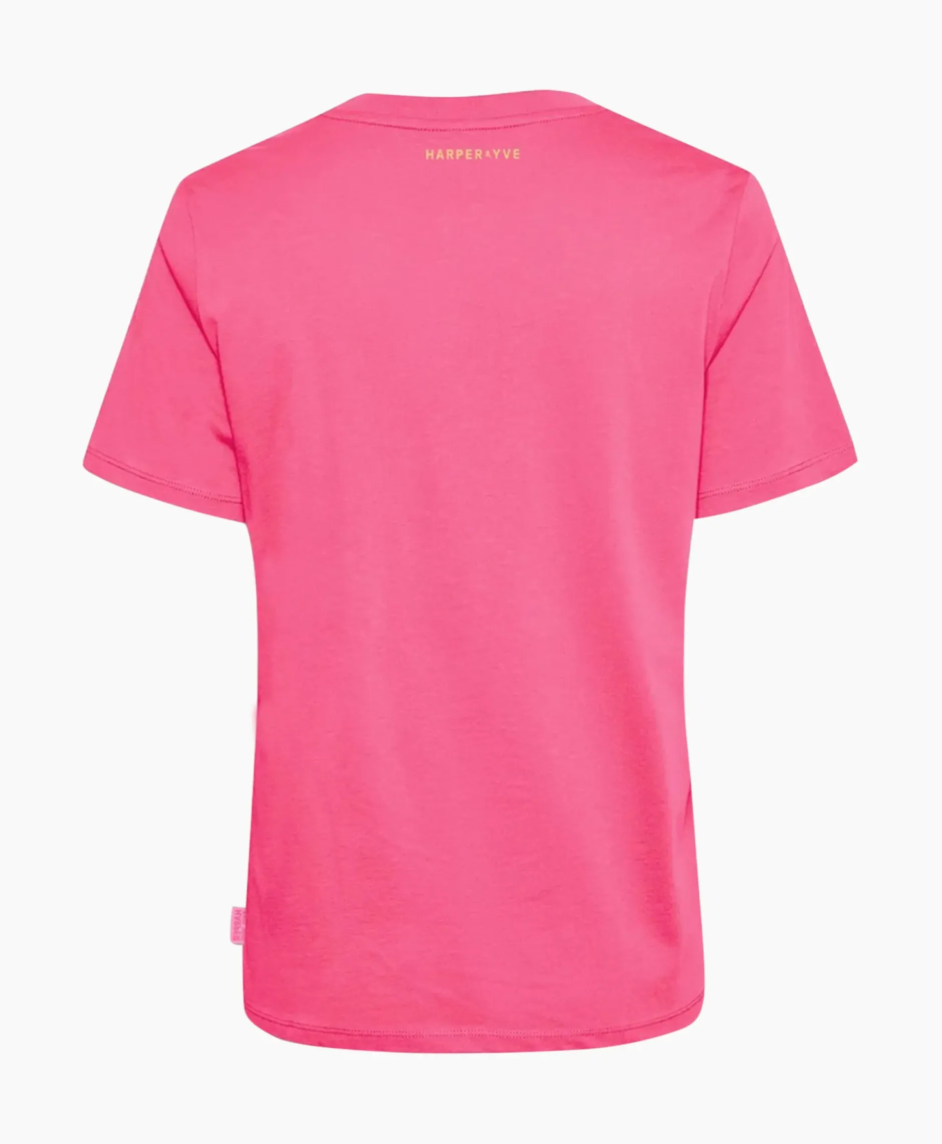 Harper & Yve T-Shirt Korte Mouw Tropical-Ss Roze^Harper & Yve Hot