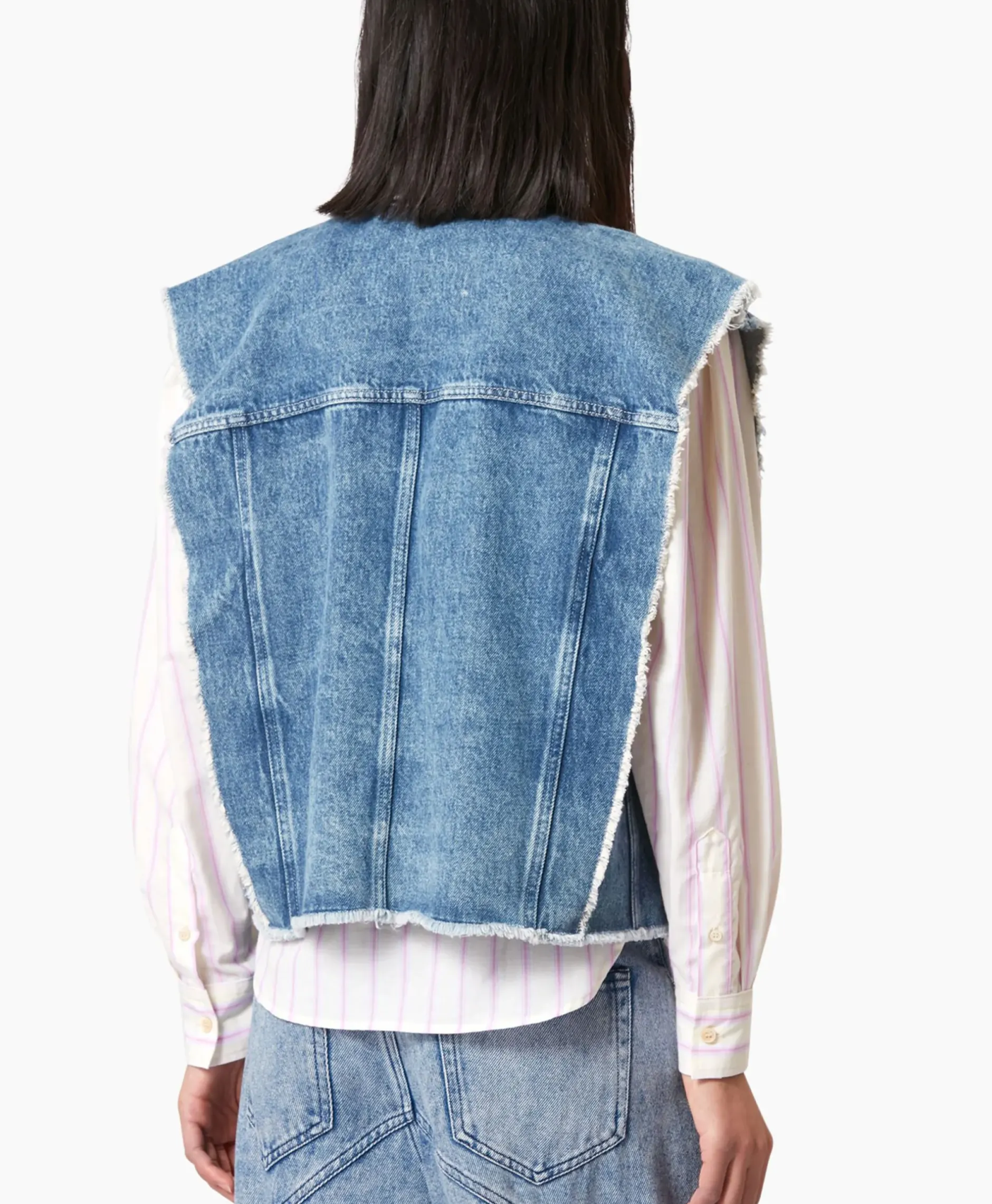 Gilet Tyra-Ga Blauw^Isabel Marant Hot