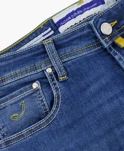 Jeans Pant 5 Pkt Slim Fit Bard Blauw^Jacob Cohen Outlet