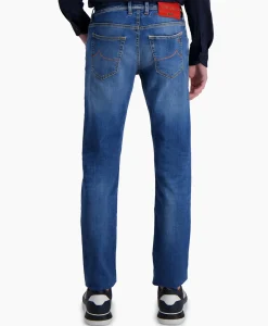 Jeans 5 Pkt Slim Fit Nick Ltd Midden Blauw^Jacob Cohen Hot