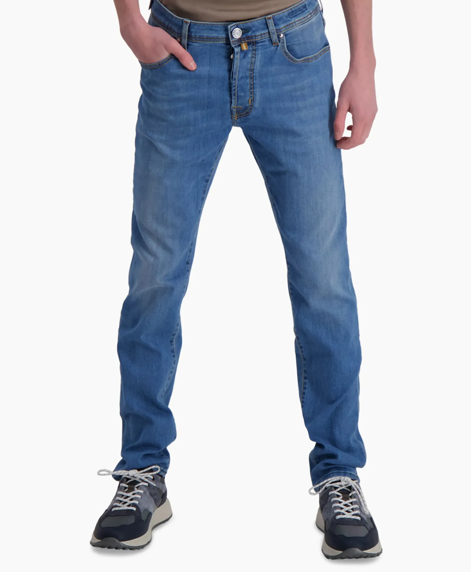 Jeans 5 Pkt Slim Fit Bard Midden Blauw^Jacob Cohen Hot