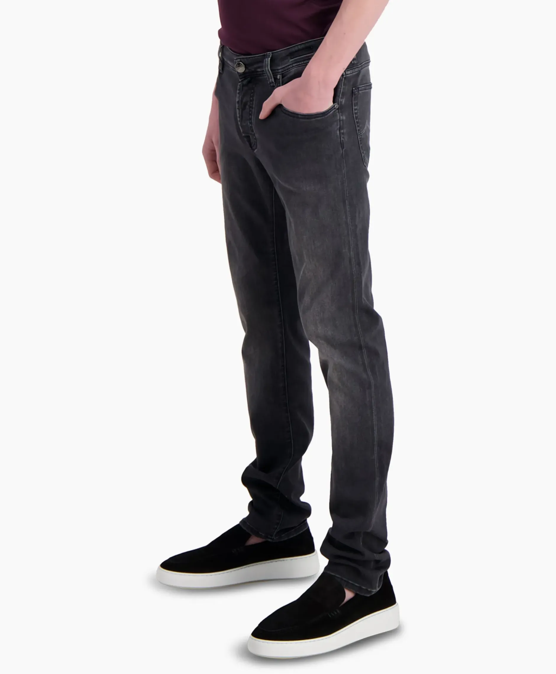 Jeans 5 Pkt Super Slim Fit Nick Donker Grijs^Jacob Cohen Outlet