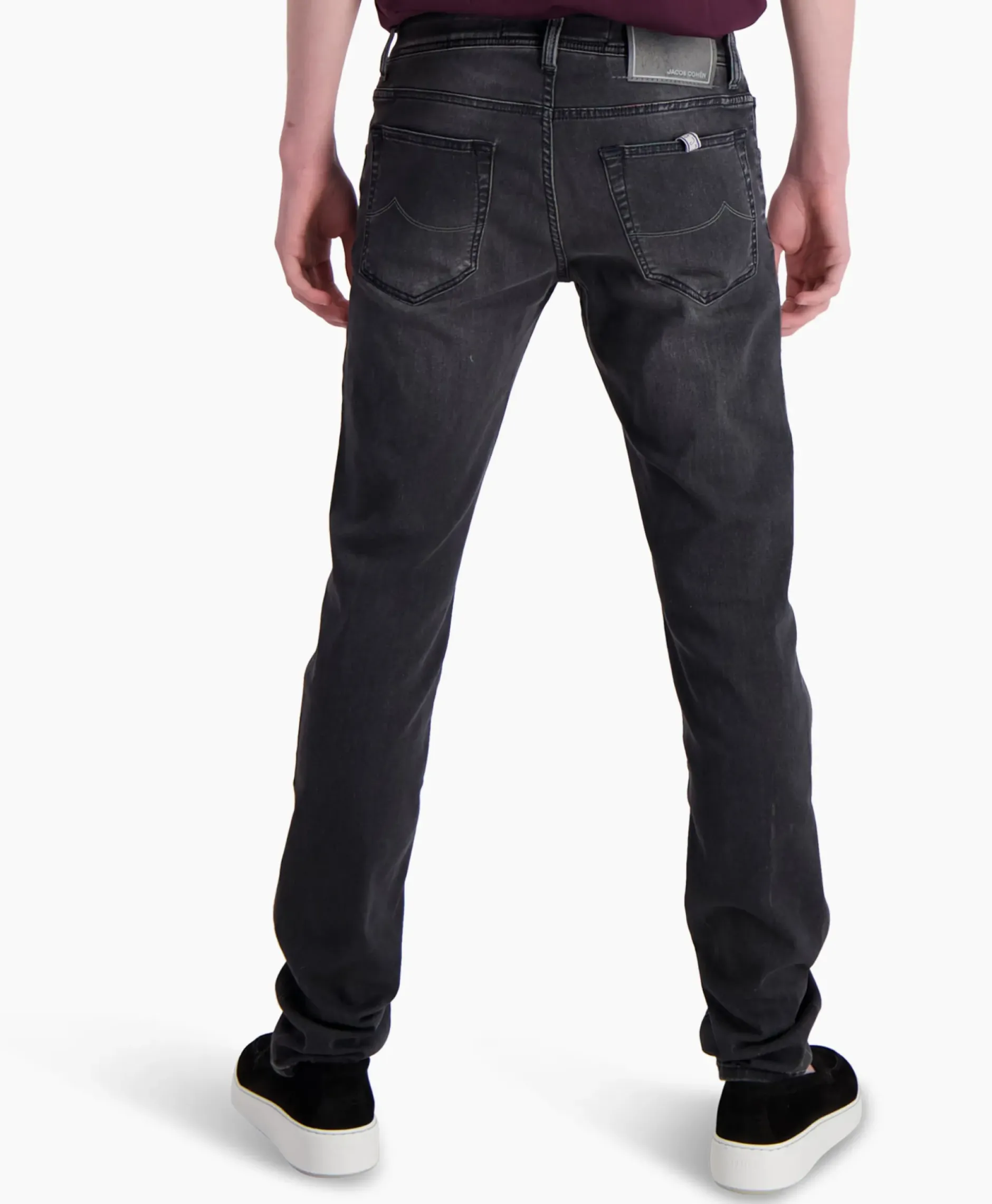Jeans 5 Pkt Super Slim Fit Nick Donker Grijs^Jacob Cohen Outlet