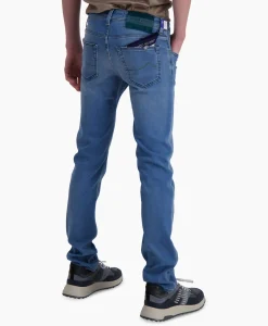 Jeans 5 Pkt Super Slim Fit Nick Donker Blauw^Jacob Cohen Sale