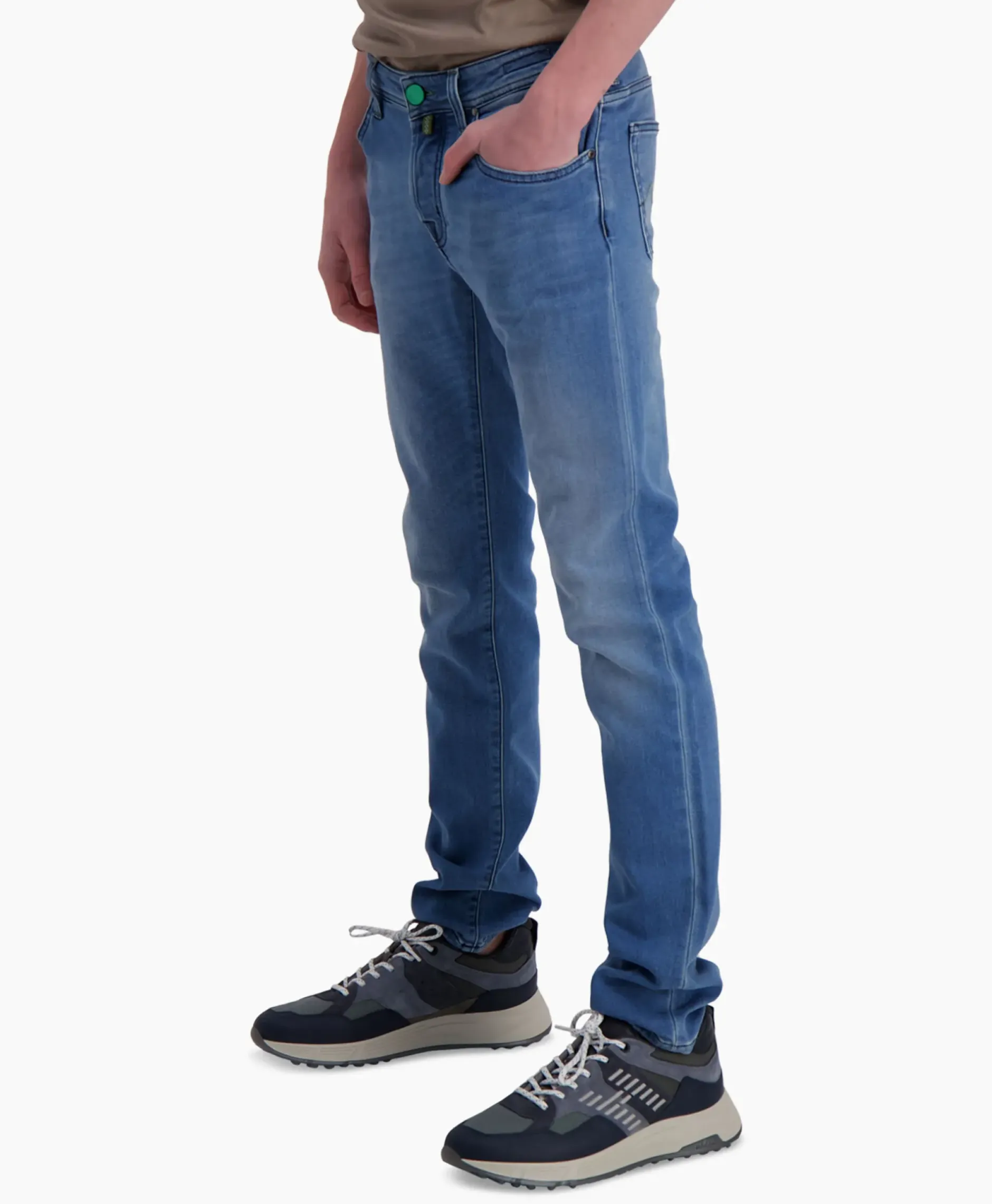 Jeans 5 Pkt Super Slim Fit Nick Donker Blauw^Jacob Cohen Sale