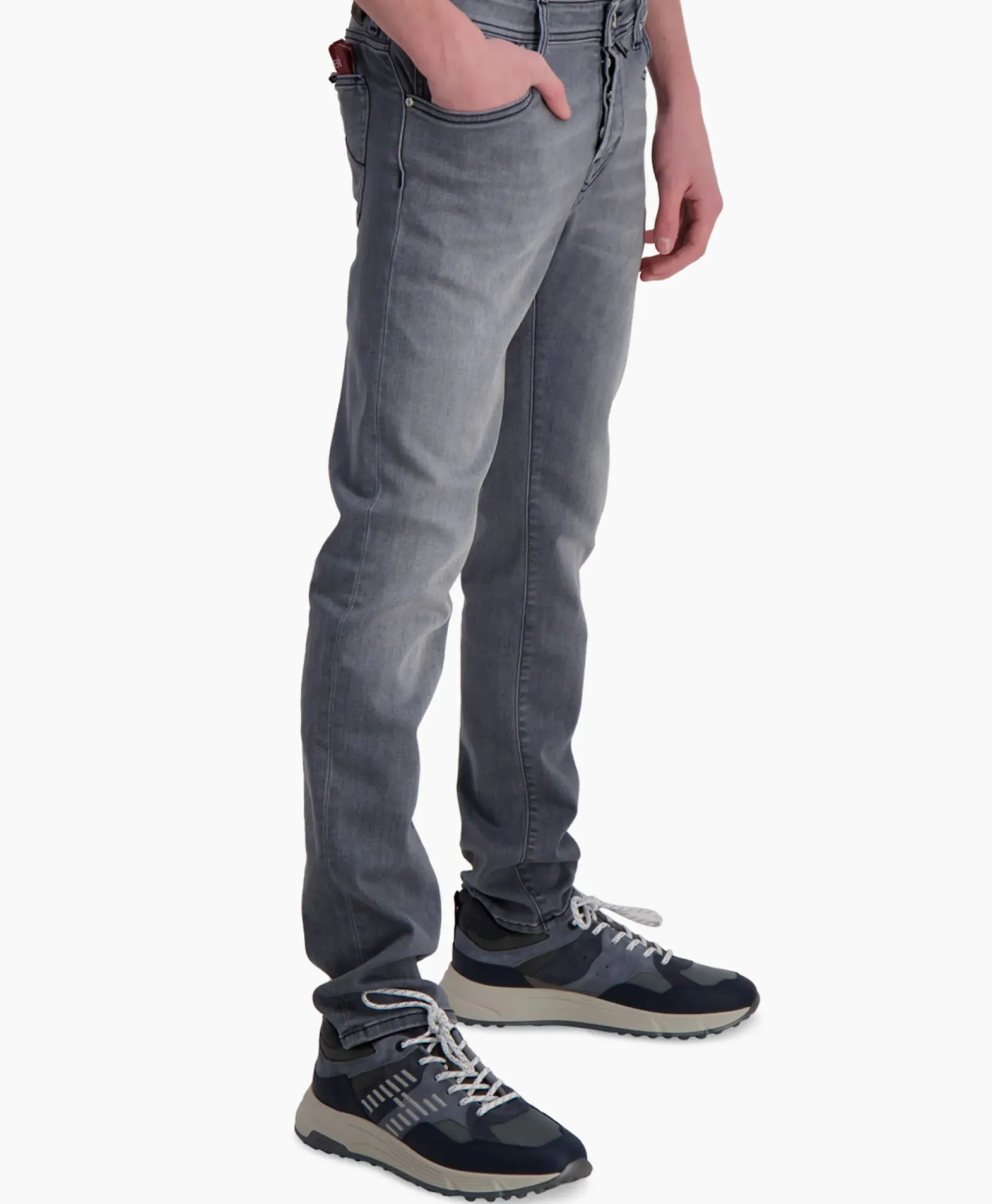 Jeans 5 Pkt Super Slim Fit Nick Licht Grijs^Jacob Cohen Discount