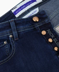 Jeans 5-Pocket Nick Slim Donker Blauw^Jacob Cohen
