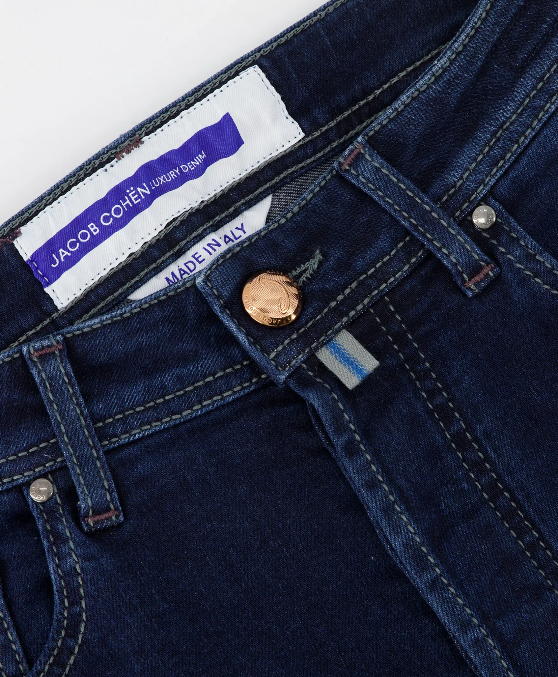 Jeans 5-Pocket Nick Slim Donker Blauw^Jacob Cohen