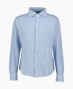 Overhemd M/L Piquet Con Ricamo Licht Blauw^Jacob Cohen Best