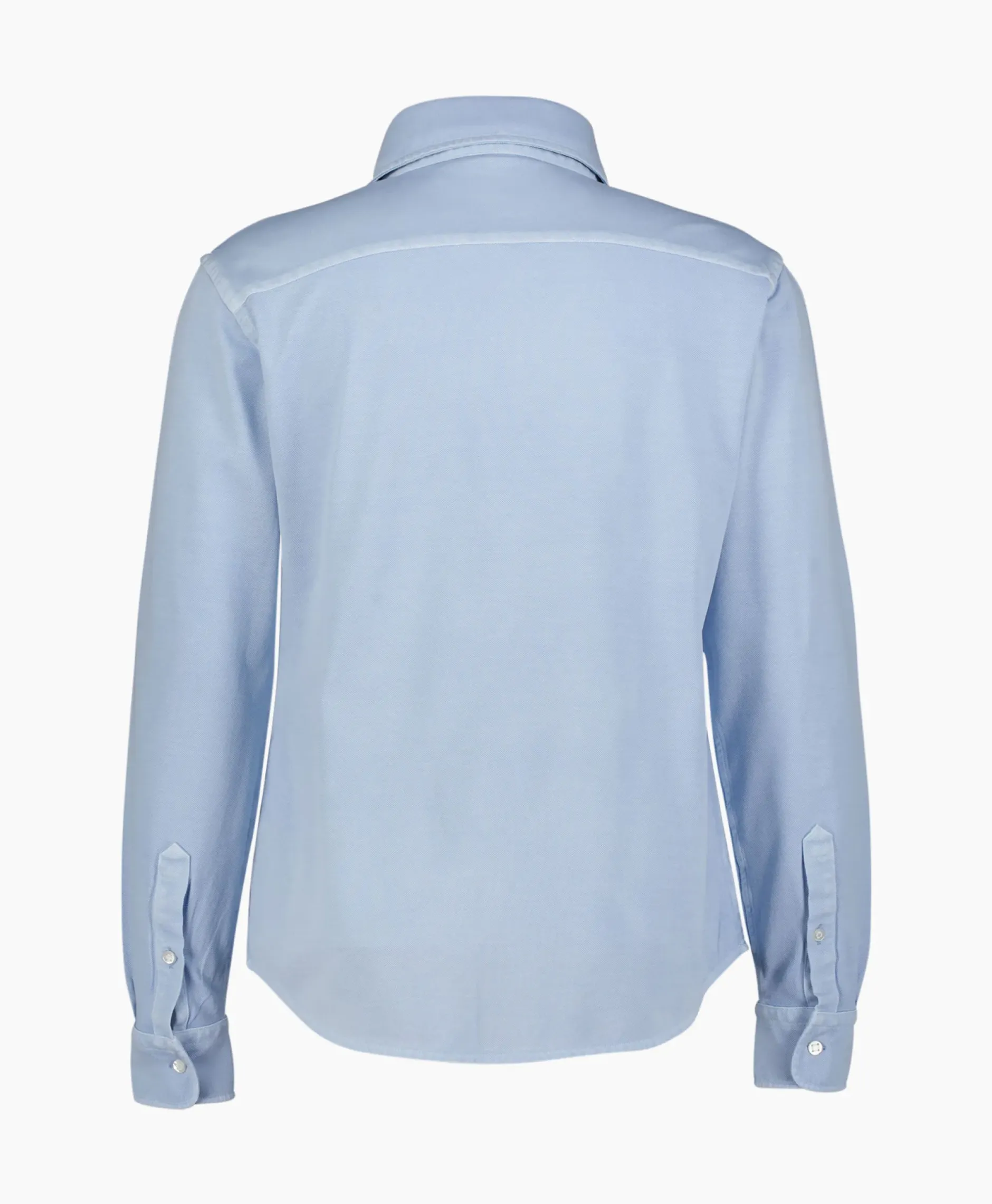 Overhemd M/L Piquet Con Ricamo Licht Blauw^Jacob Cohen Best