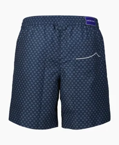 Zwembroek Micro Lily Print Blauw^Jacob Cohen Outlet