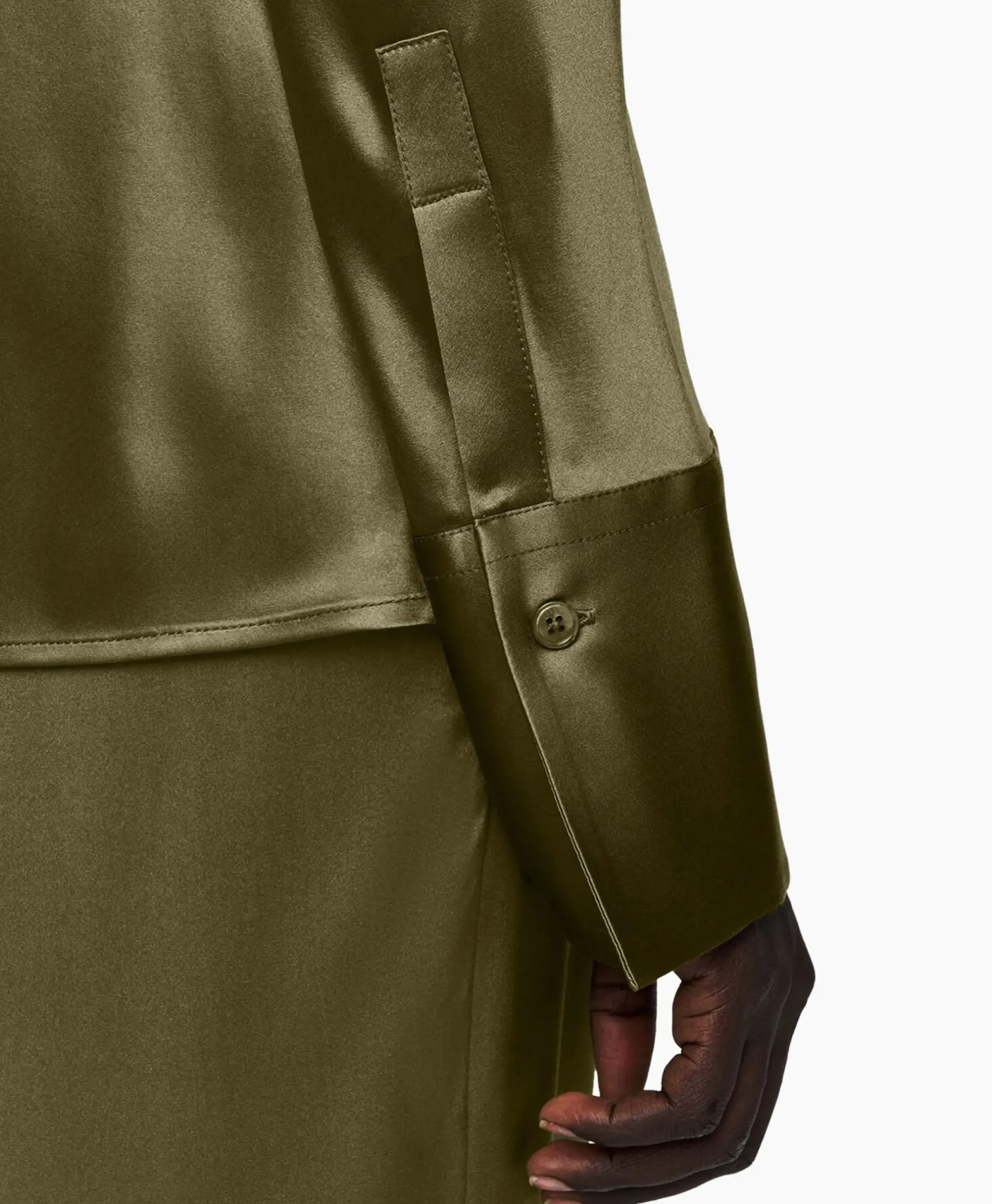 Blouse Brunel Silk Satin Olijf^Joseph Online