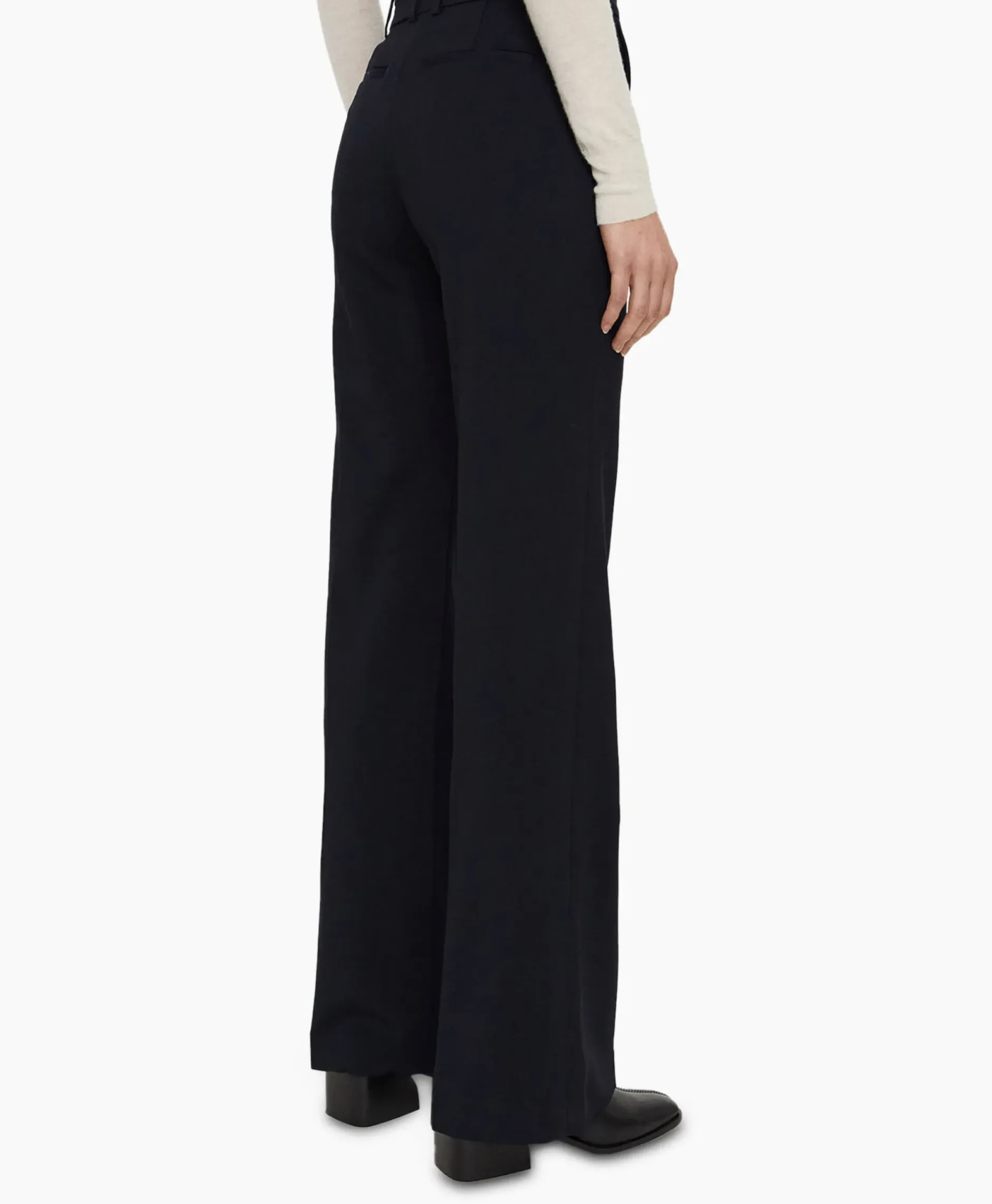 Pantalon Morissey Tailor Wool Donker Blauw^Joseph Sale