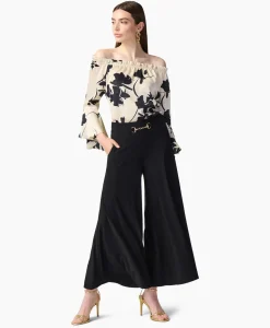 Blouse Print Lange Mouwen Zwart Dessin^Joseph Ribkoff Discount