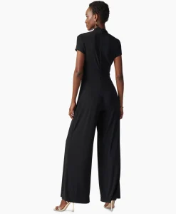 Jumpsuit Korte Mouwen Zwart^Joseph Ribkoff Clearance