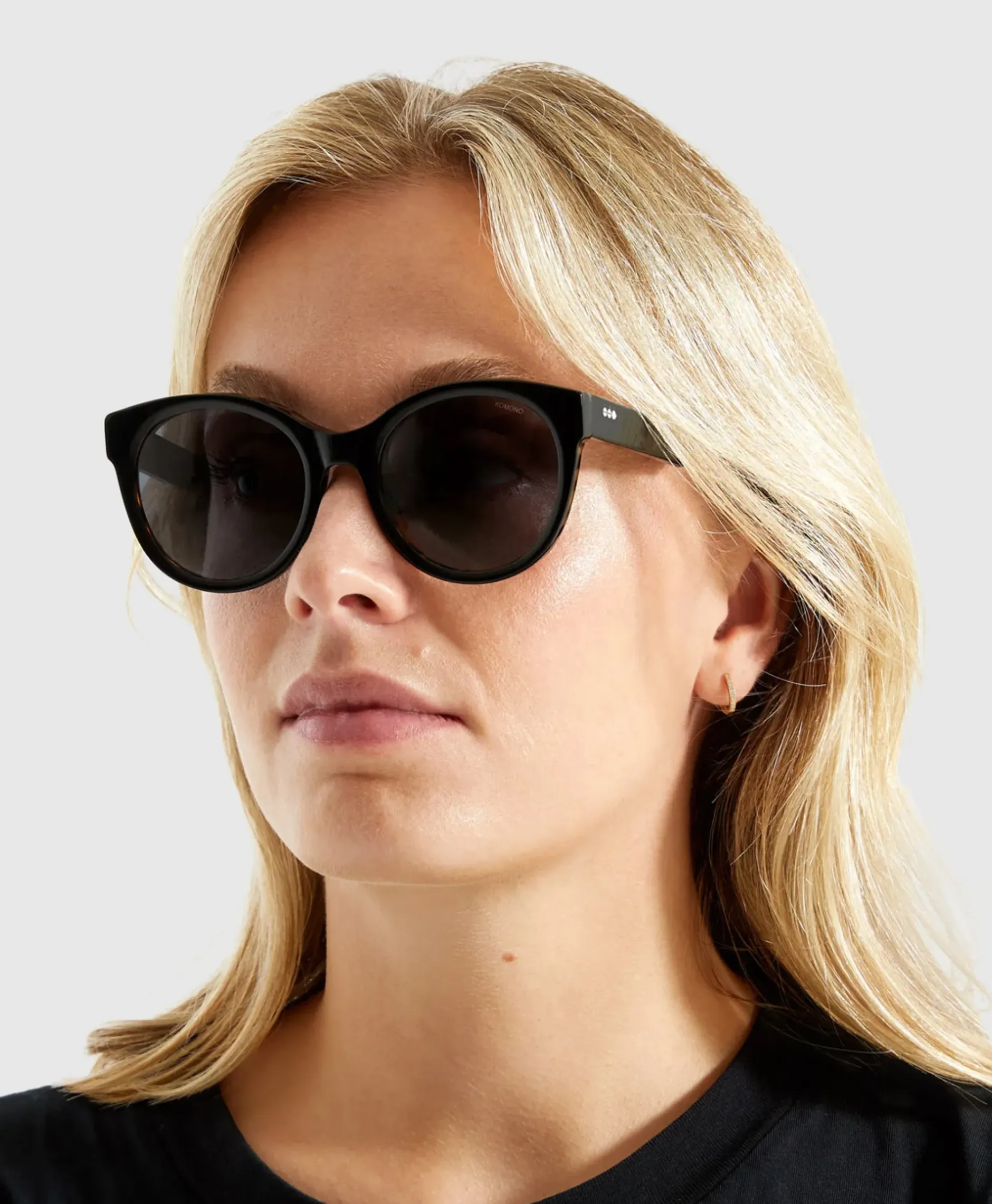 Zonnebril Jade Black Tortoise Zwart^Komono Hot