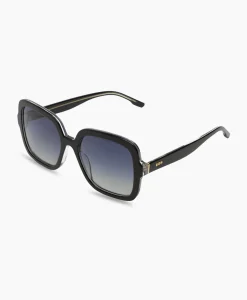 Zonnebril Miley Black Clear White Gold Goud^Komono Online