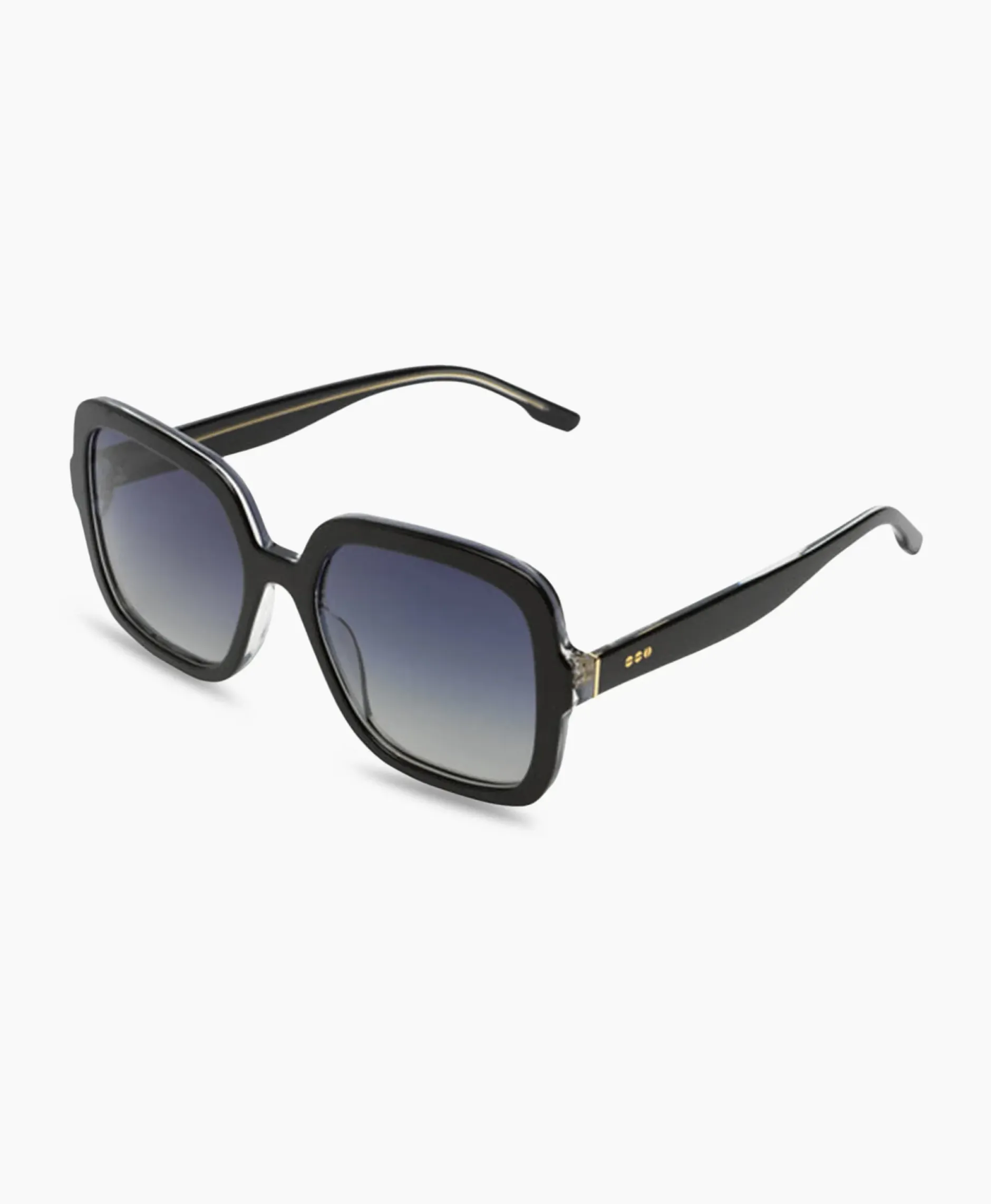 Zonnebril Miley Black Clear White Gold Goud^Komono Online