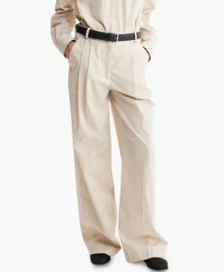 Pantalon Wide Leg Pleated Chino Zand^Les Coyotes De Paris Outlet
