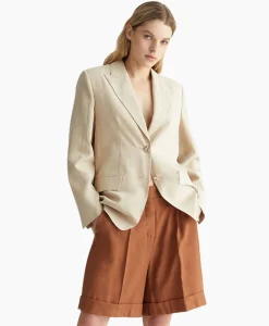 Blazer Giacca Loose 2 Bottoni Zand^Liu Jo Sale