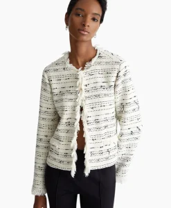 Blazer Giacca Senza Collo Sfrangiata Wit^Liu Jo Outlet