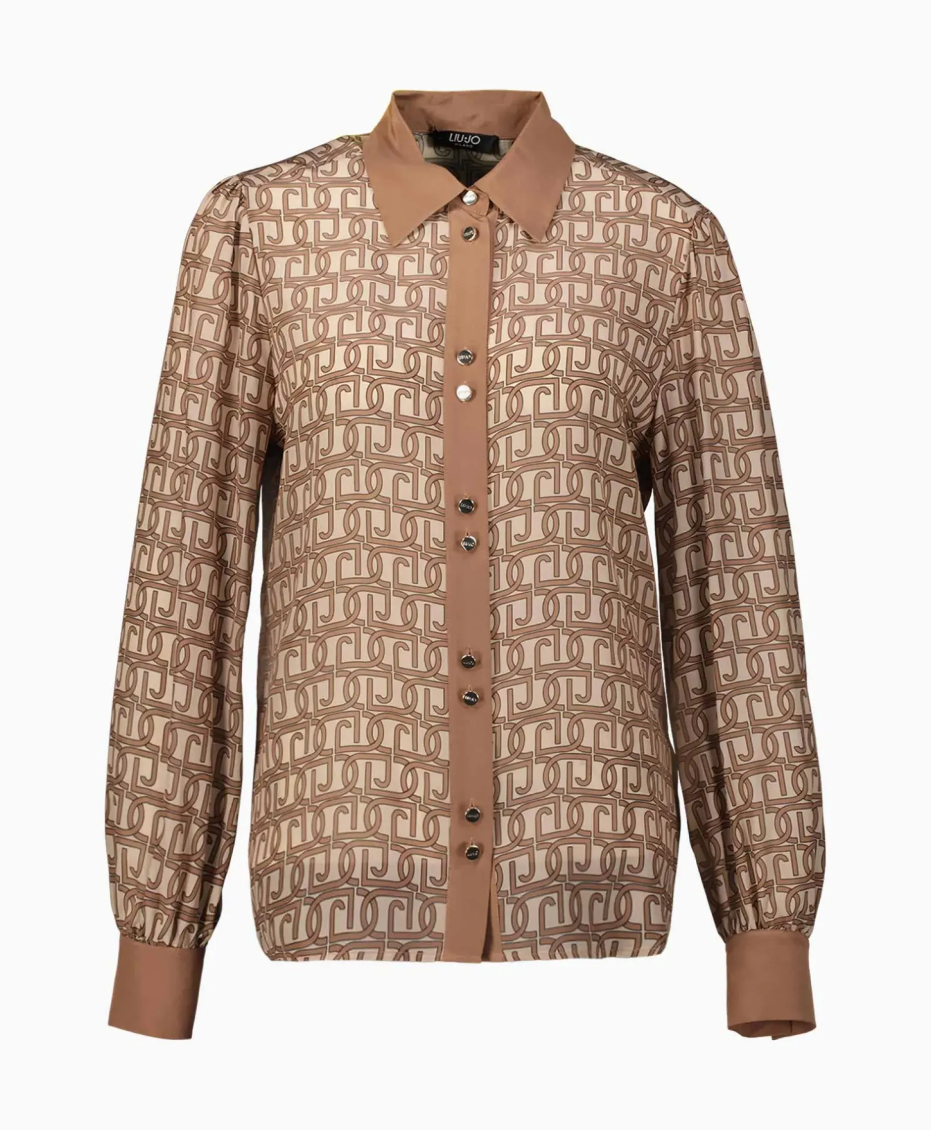 Blouse Camica Monogram Zand^Liu Jo New