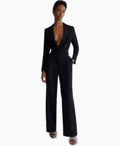Jumpsuit Tuta Cut-Out C/Pizzo Zwart^Liu Jo Online