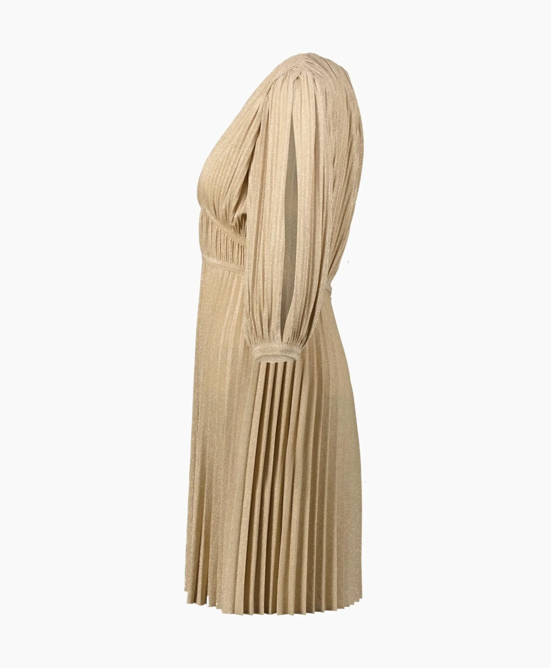 Midi Jurk Abito C/Intarsio Goud^Liu Jo New